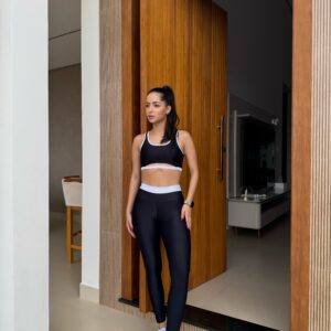 Conjunto Top e Calça P&B